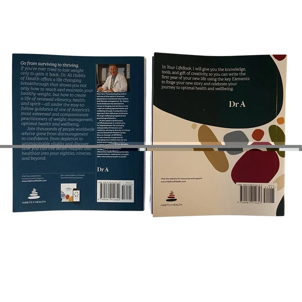 Dr A's Habits of Health & Your LifeBook 2 Book Set Optavia 2nd Ed.